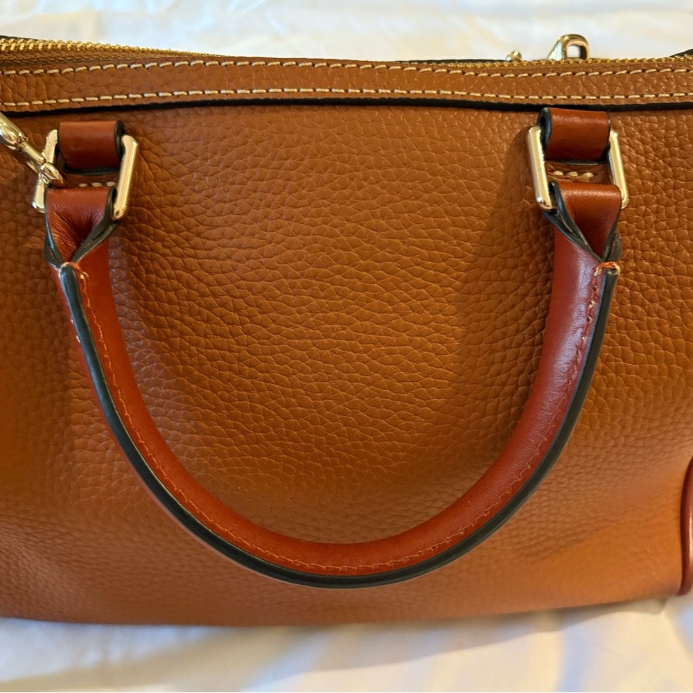 Dooney & Bourke Brown Leather Women's Bag - Picture 3 of 7